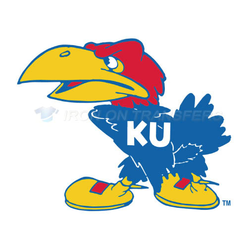 Kansas Jayhawks Logo T-shirts Iron On Transfers N4701 - Click Image to Close